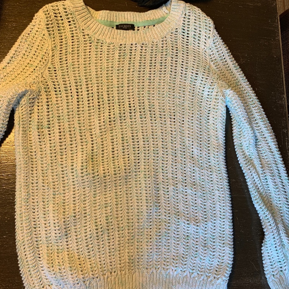 Talbots petites all cotton sweater. Worn once. Retsil 79‎